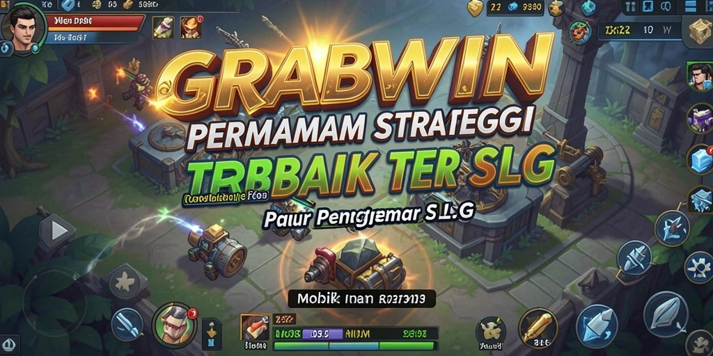 Screenshot gameplay GRABWIN yang menampilkan pertempuran strategi seru.