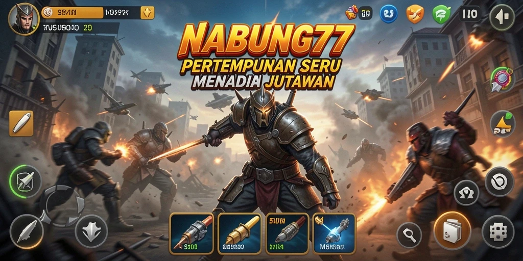 Tampilan seru gameplay NABUNG77 dengan aksi yang memikat.