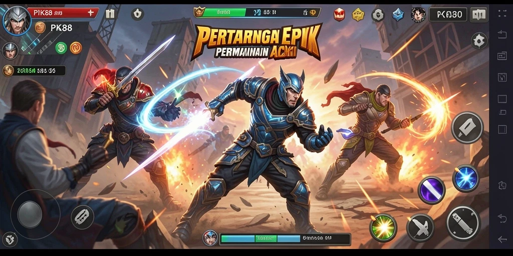 Tampilan gameplay PK88 yang seru dan mendebarkan.