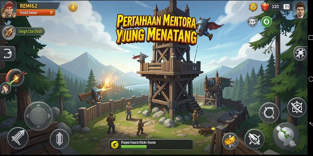 Tampilan gameplay SERU dan MENEGANGKAN di REMI62.